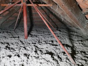 Foukaná izolace Kralupy nad Vltavou, 2021 - Ekoizolace - ekologické foukané izolace