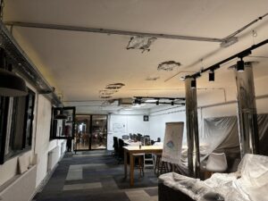 Zateplení stropu administrativní budovy - Ekoizolace - rychlé, zdravé a ekonomické zateplení foukanou izolací